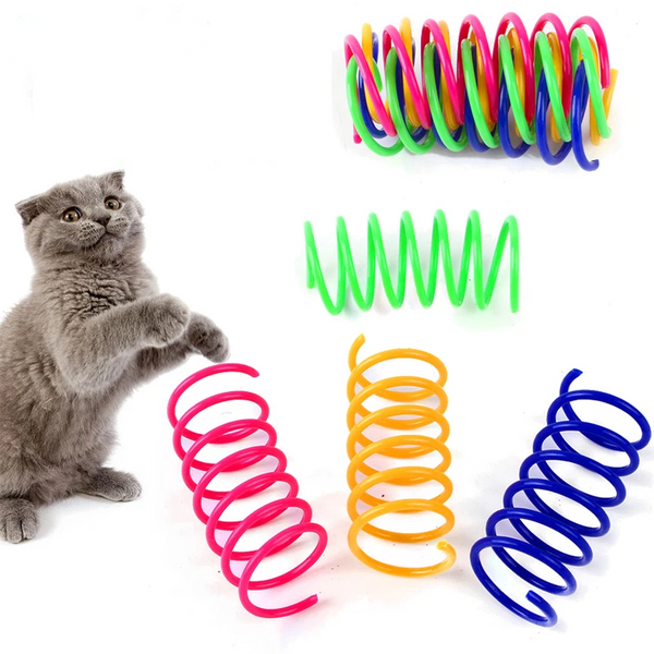 Spiral Spring Cat Fun