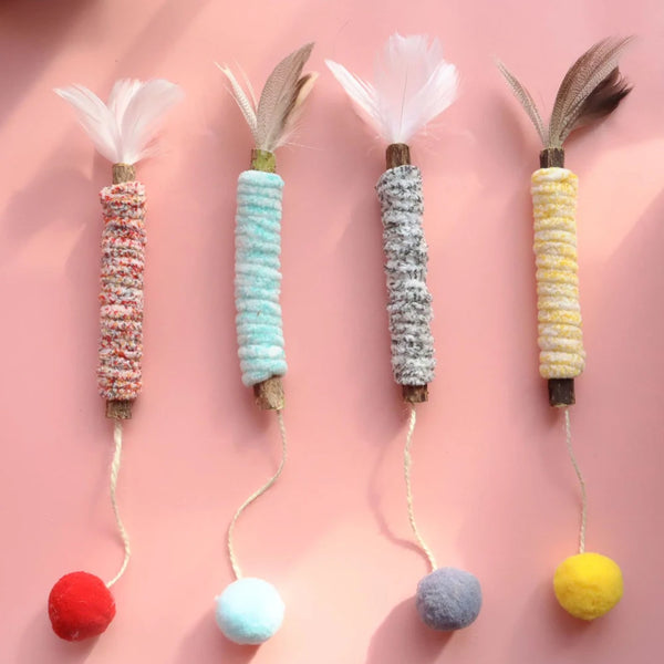 Feather Fun Stick Toy